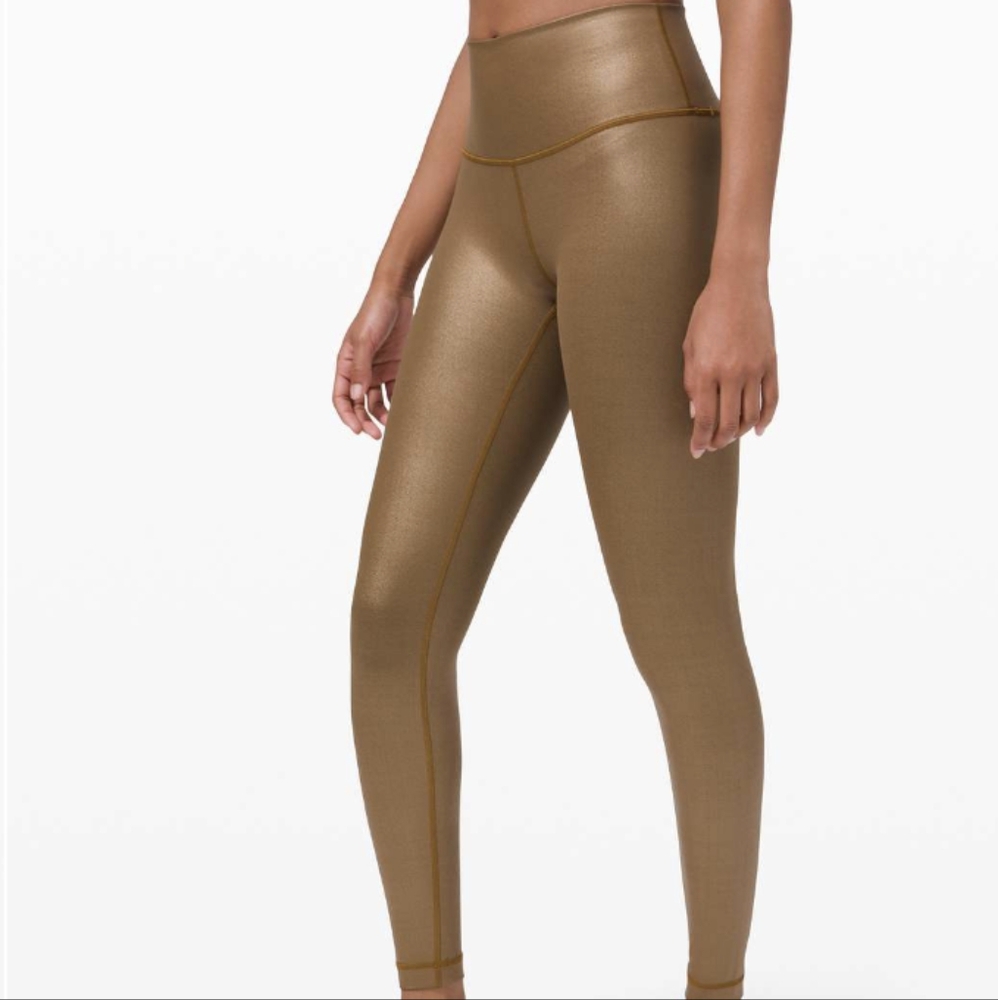 NWT LULULEMON Wunder Under HR Tight 28" Shine SPECIAL EDITION Size 8